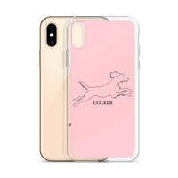 Cocker Spaniel iPhone case - Pink