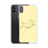 Wocker - Working Cocker Spaniel - iPhone Case - Pale Yellow