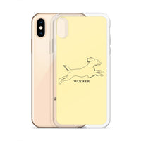 Wocker - Working Cocker Spaniel - iPhone Case - Pale Yellow