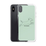 Wocker - Working Cocker Spaniel - iPhone Case - Light Green