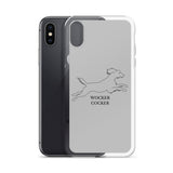 Wocker Cocker - Working Cocker Spaniel - iPhone Case - Grey