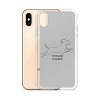 Wocker Cocker - Working Cocker Spaniel - iPhone Case - Grey