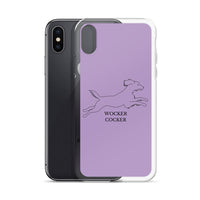 Wocker Cocker - Working Cocker Spaniel - iPhone Case - Purple