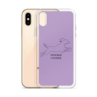 Wocker Cocker - Working Cocker Spaniel - iPhone Case - Purple