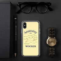 Anatomy of a Wocker - Working Cocker Spaniel - iPhone Case - Soft Yellow