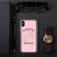 Anatomy of a Wocker - Working Cocker Spaniel - iPhone Case - Pink