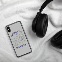 Anatomy of a Wocker - Working Cocker Spaniel - iPhone Case - Grey