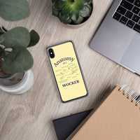 Anatomy of a Wocker - Working Cocker Spaniel - iPhone Case - Soft Yellow