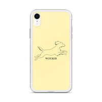 Wocker - Working Cocker Spaniel - iPhone Case - Pale Yellow