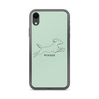 Wocker - Working Cocker Spaniel - iPhone Case - Light Green