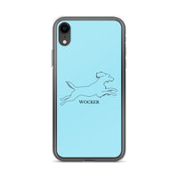 Wocker - Working Cocker Spaniel - iPhone Case - Light Blue