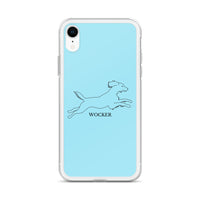 Wocker - Working Cocker Spaniel - iPhone Case - Light Blue
