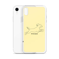 Wocker - Working Cocker Spaniel - iPhone Case - Pale Yellow