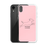 Wocker Cocker - Working Cocker Spaniel - iPhone Case - Pink
