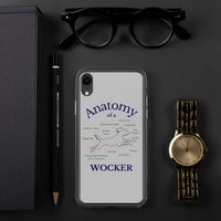 Anatomy of a Wocker - Working Cocker Spaniel - iPhone Case - Grey