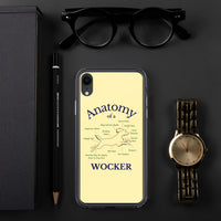 Anatomy of a Wocker - Working Cocker Spaniel - iPhone Case - Soft Yellow