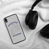 Anatomy of a Wocker - Working Cocker Spaniel - iPhone Case - Grey