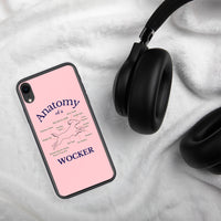 Anatomy of a Wocker - Working Cocker Spaniel - iPhone Case - Pink