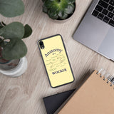 Anatomy of a Wocker - Working Cocker Spaniel - iPhone Case - Soft Yellow