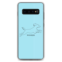 Wocker - Working Cocker Spaniel - Samsung Phone Case - Light Blue