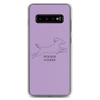 Wocker Cocker - Working Cocker Spaniel - Samsung Phone Case - Purple