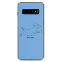 Wocker Cocker - Working Cocker Spaniel - Samsung Phone Case - Blue