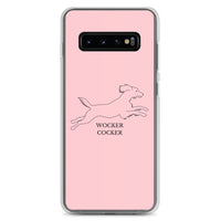 Wocker Cocker - Working Cocker Spaniel - Samsung Phone Case - Pink