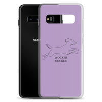 Wocker Cocker - Working Cocker Spaniel - Samsung Phone Case - Purple