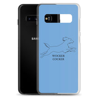 Wocker Cocker - Working Cocker Spaniel - Samsung Phone Case - Blue