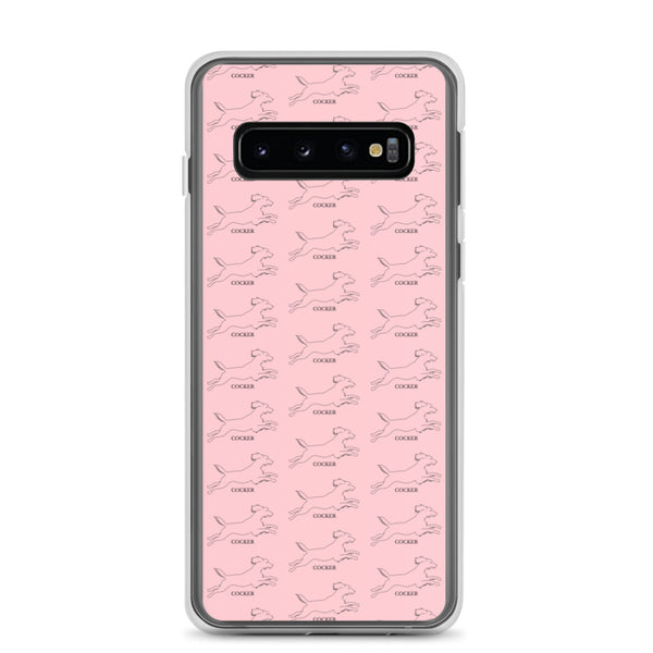 Cocker Spaniel Samsung Phone Case - Pink