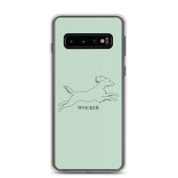 Wocker - Working Cocker Spaniel - Samsung Phone Case - Pale Green