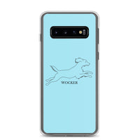 Wocker - Working Cocker Spaniel - Samsung Phone Case - Light Blue