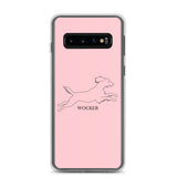 Wocker - Working Cocker Spaniel - Samsung Phone Case - Pink