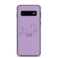 Wocker Cocker - Working Cocker Spaniel - Samsung Phone Case - Purple