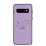 Wocker Cocker - Working Cocker Spaniel - Samsung Phone Case - Purple