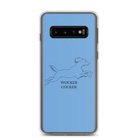 Wocker Cocker - Working Cocker Spaniel - Samsung Phone Case - Blue