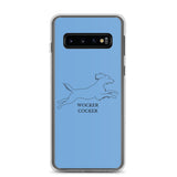 Wocker Cocker - Working Cocker Spaniel - Samsung Phone Case - Blue
