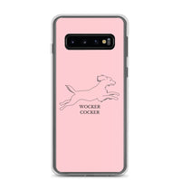 Wocker Cocker - Working Cocker Spaniel - Samsung Phone Case - Pink