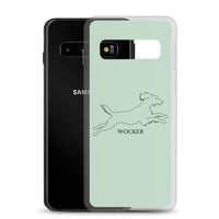 Wocker - Working Cocker Spaniel - Samsung Phone Case - Pale Green