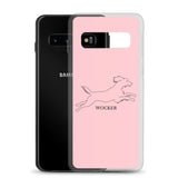 Wocker - Working Cocker Spaniel - Samsung Phone Case - Pink