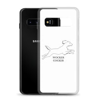 Wocker Cocker - Working Cocker Spaniel - Samsung Phone Case - White