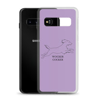 Wocker Cocker - Working Cocker Spaniel - Samsung Phone Case - Purple