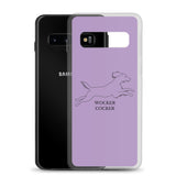 Wocker Cocker - Working Cocker Spaniel - Samsung Phone Case - Purple