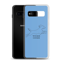 Wocker Cocker - Working Cocker Spaniel - Samsung Phone Case - Blue