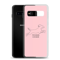 Wocker Cocker - Working Cocker Spaniel - Samsung Phone Case - Pink