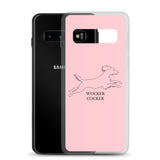 Wocker Cocker - Working Cocker Spaniel - Samsung Phone Case - Pink