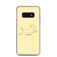 Cocker Spaniel Samsung Phone Case - Soft Yellow