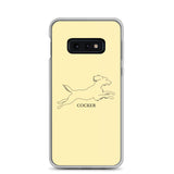 Cocker Spaniel Samsung Phone Case - Soft Yellow