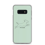 Wocker - Working Cocker Spaniel - Samsung Phone Case - Pale Green