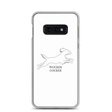 Wocker Cocker - Working Cocker Spaniel - Samsung Phone Case - White